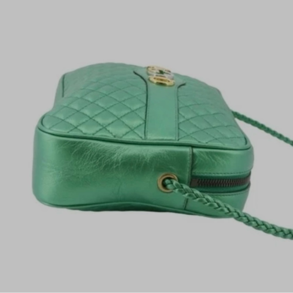 Gucci Green Leather Zumi bag - Picture 3 of 4